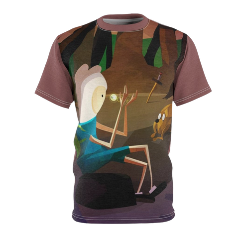 modHero All Over Prints Brothers On A Quest Brothers On a Quest | modHero Unisex Big Picture AOP Geek Art Tee Printify