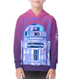 modHero R2 Kids R2️⃣ Deep Blue | modHERO Deco Mech Sunset Graphic Hoodie Yoycol