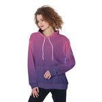 R2 Ombre | All-Over Print Women's Pullover Hoodie
